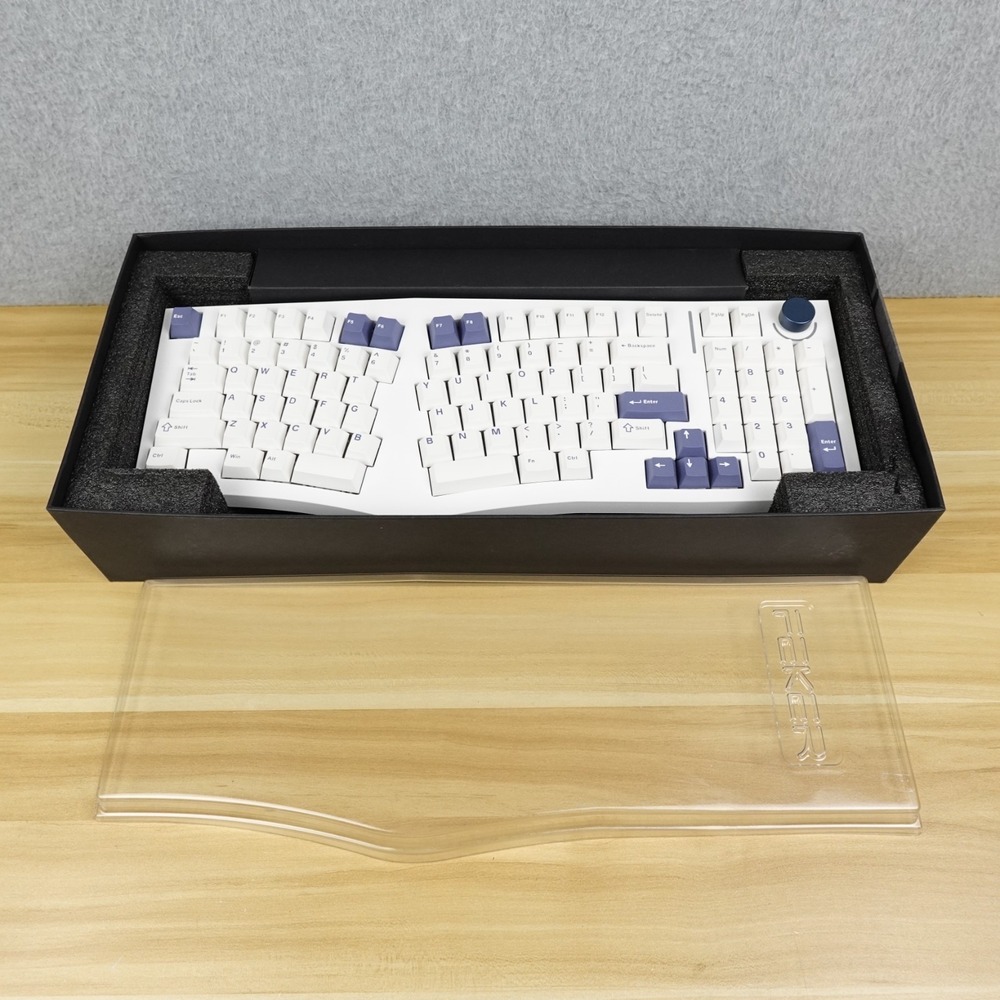 MechLands Feker Alice98 Ergonomic Mechanical Keyboard 98 Keys Hot Swap White